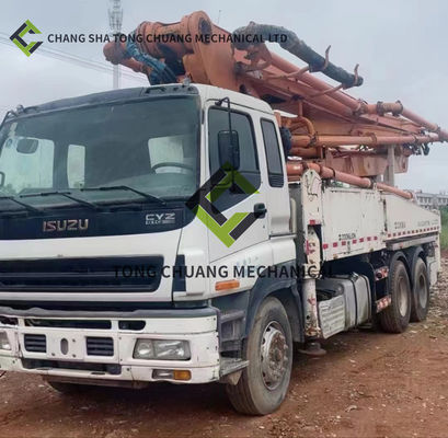 Купить В 2013 году Zoomlion ISUZU Шасси 40 M Бетонный насос 5 цилиндров и 5 мачт online manufacture