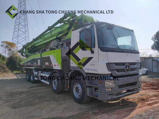 Zoomlion ZLJ5440THBBF 56X-6 RZ Mercedes Benz Использованный бетонный насосный грузовик четыре оси 56M