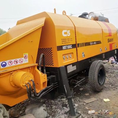 2018 Sany Heavy Industry HBT100C-1818D Использованный бетонный прицепный насос
