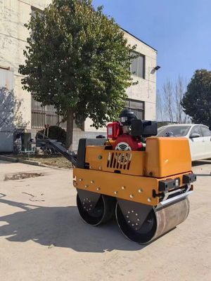 BM60 Прогулка за маленьким однобарабанным вибрационным асфальтовым дорожным роликом